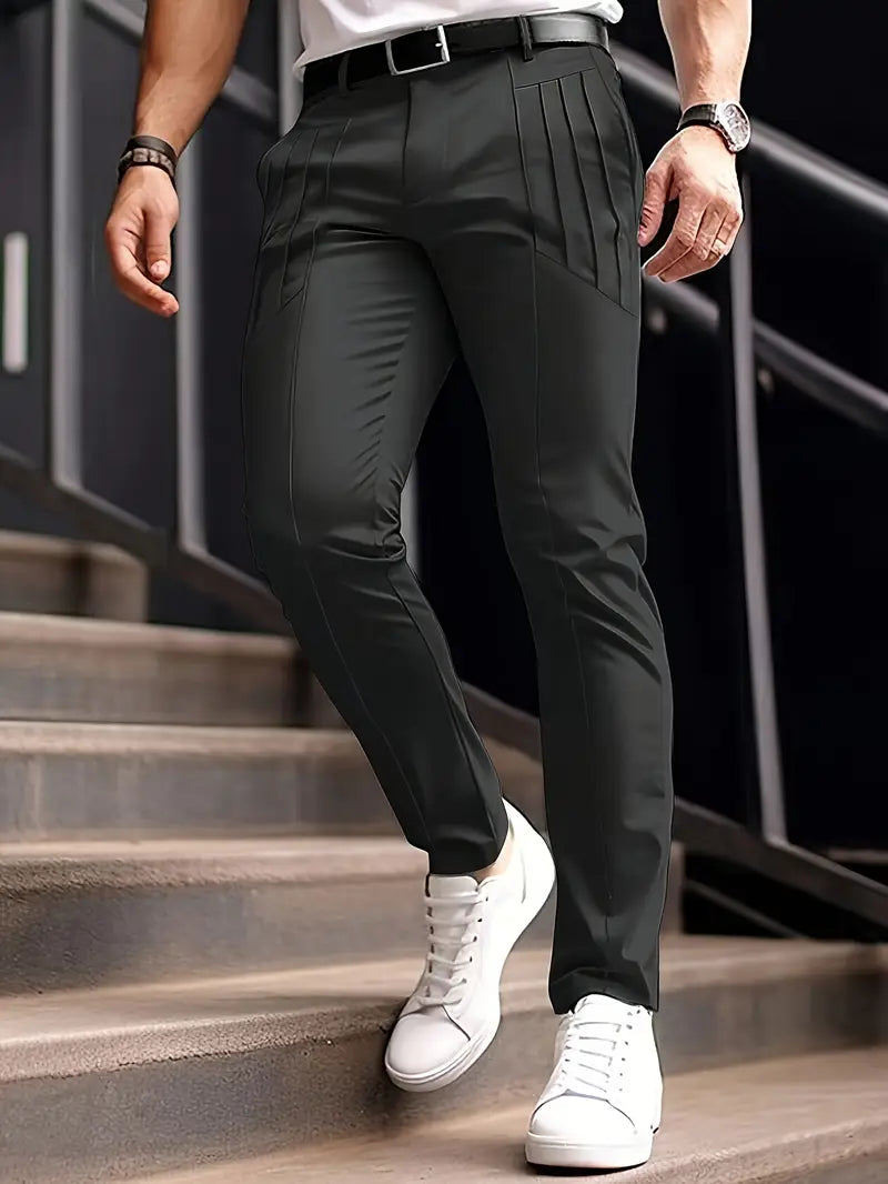 Edgardo - Pantaloni Informale Con Tasche Laterali