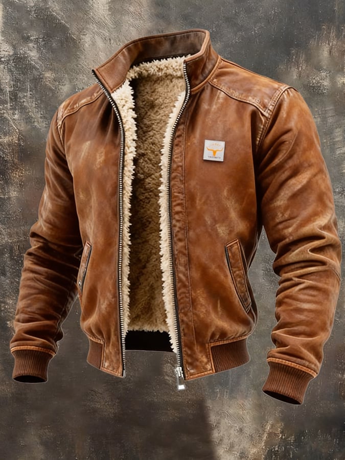 Marshawn - Giacca In Pelle Con Zip