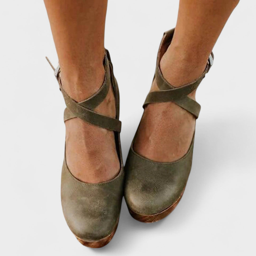 Orsola - Sandalo Con Tacco Alto Ortopedico