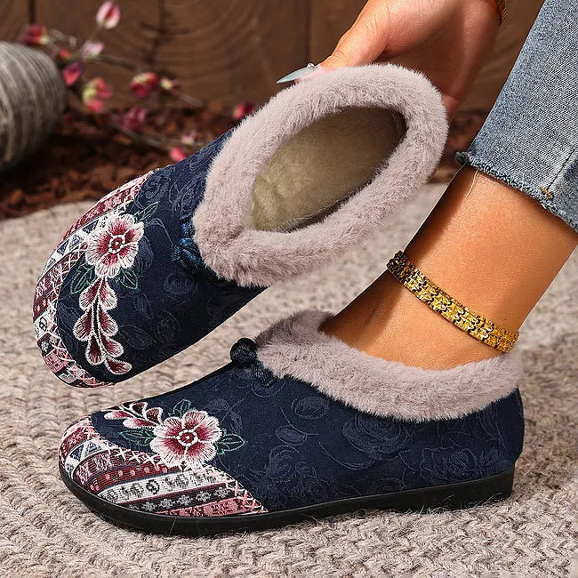 Dannelia - Scarpe Comode in Pelliccia Sintetica