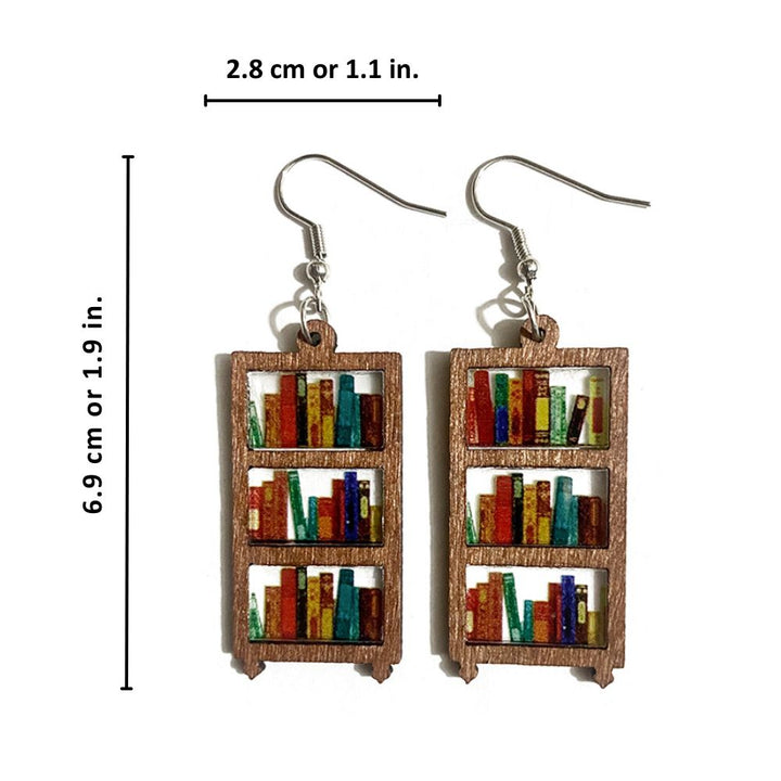 Kamia - Coppia di Orecchini per gli Amanti dei Libri