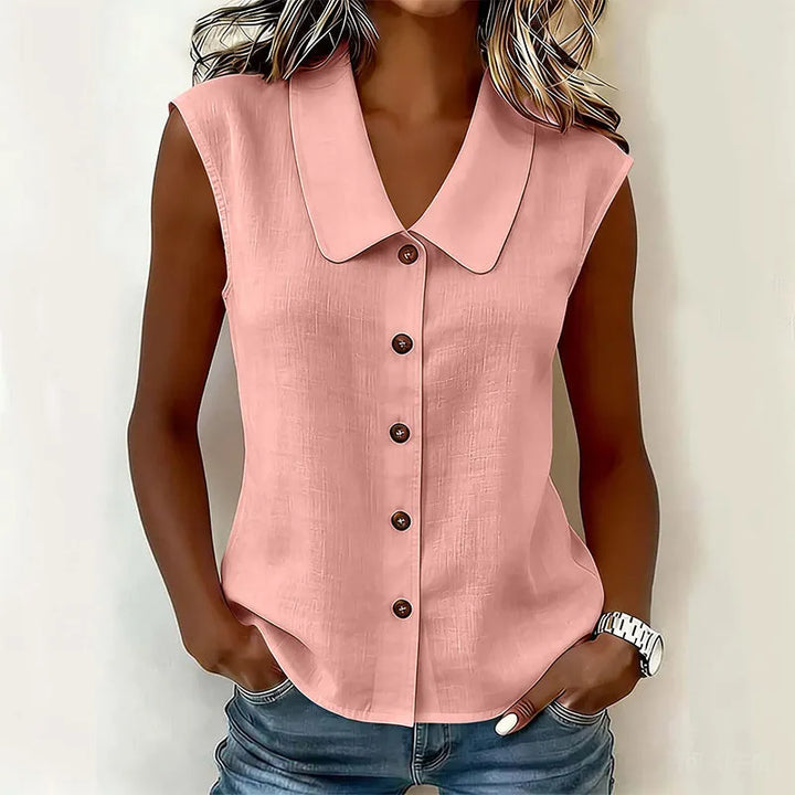 Chisato - Camicia Con Scollo a V E Bottoni