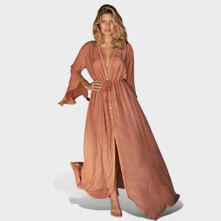 Eusebia - Elegante Maxi Abito Per Estate