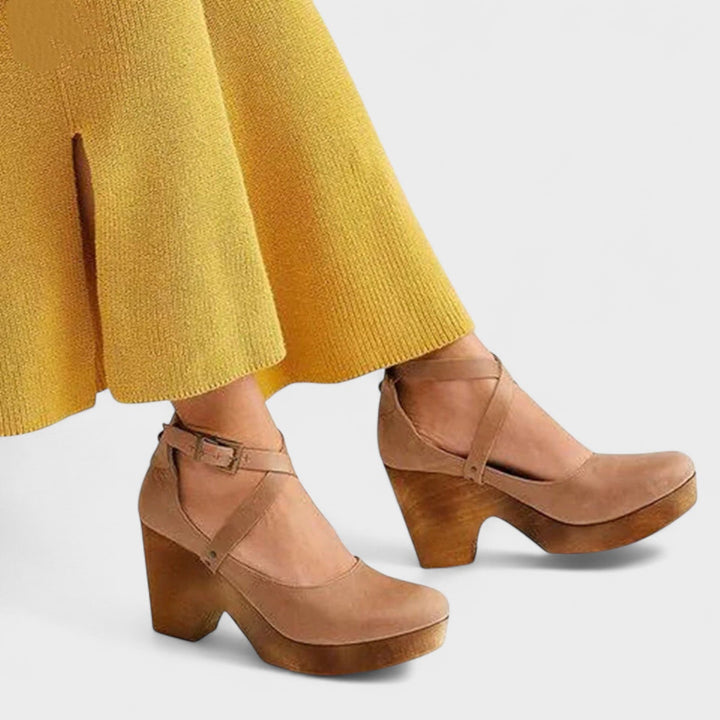 Orsola - Sandalo Con Tacco Alto Ortopedico