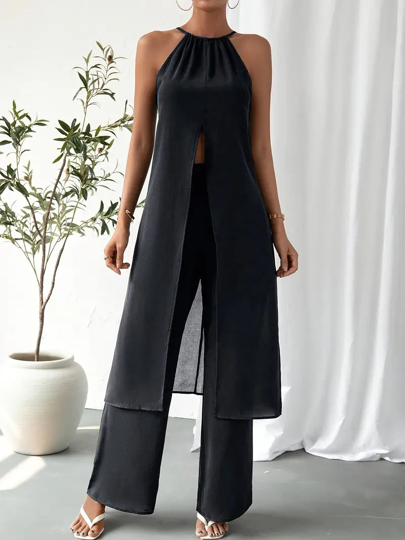 Eirini - Elegante Set Due Pezzi Senza Maniche