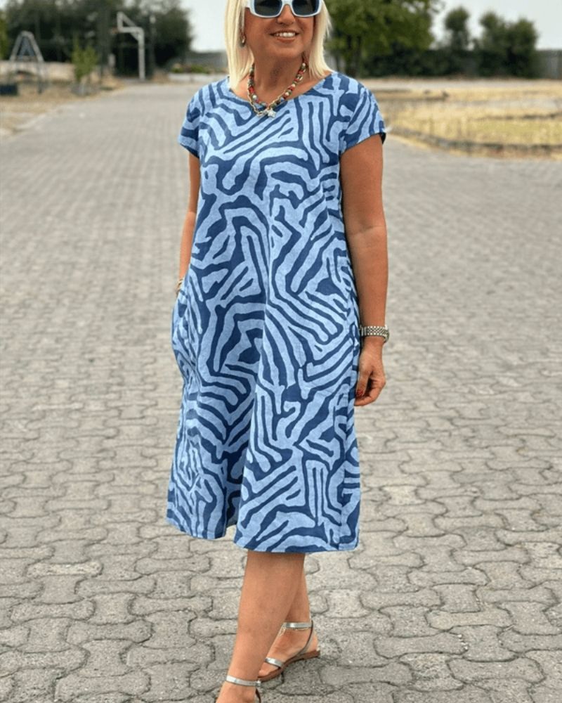 Lorenza - Abito In Cotone Di Ispirazione Vintage