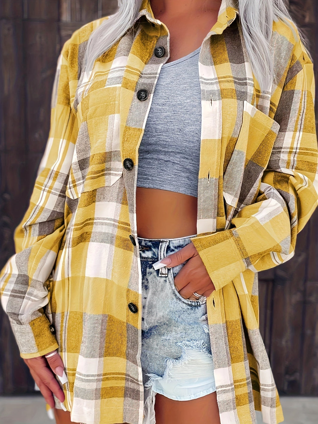 Yenira - Camicia Estiva a Maniche Lunghe