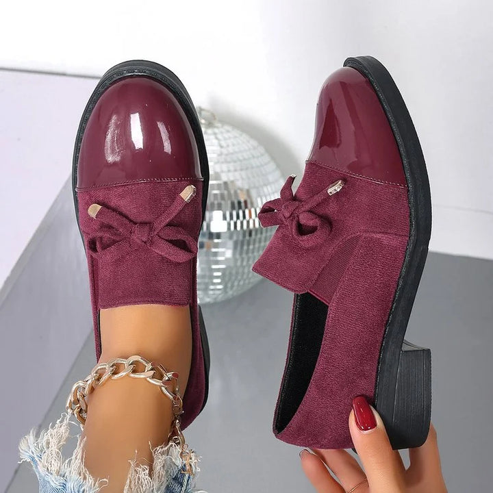 Azahra - Eleganti Mocassini Slip-On Con Fiocco