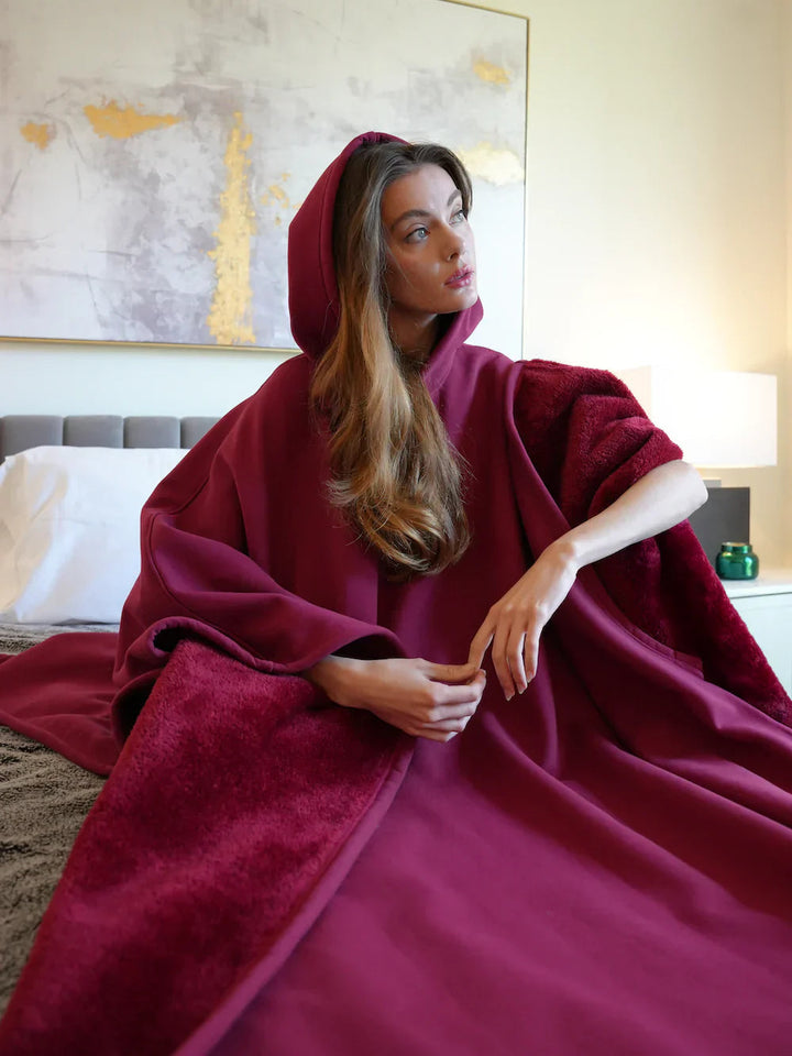 LuxHood - Coperta Con Cappuccio Il Vostro Bozzolo Di Comfort