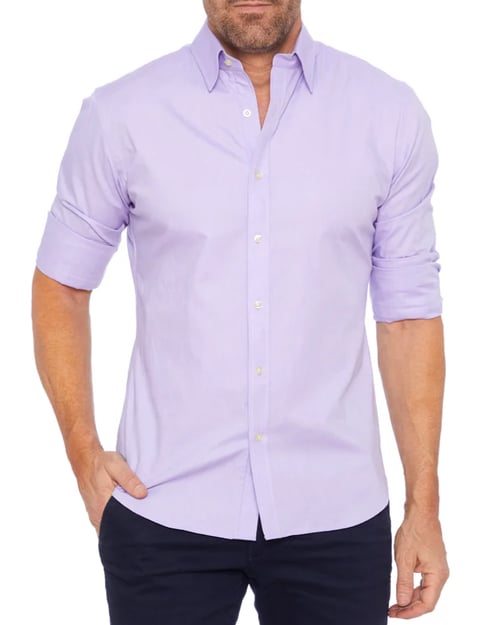 Ceferino - Camicia Disinvolto A Maniche Lunghe Con Bottoni