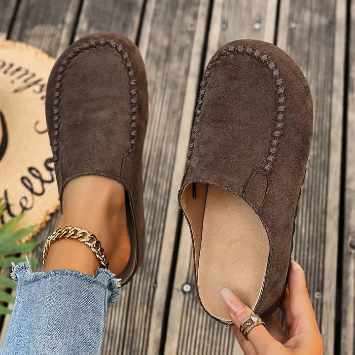 Lidja - Mules In Pelle Vintage