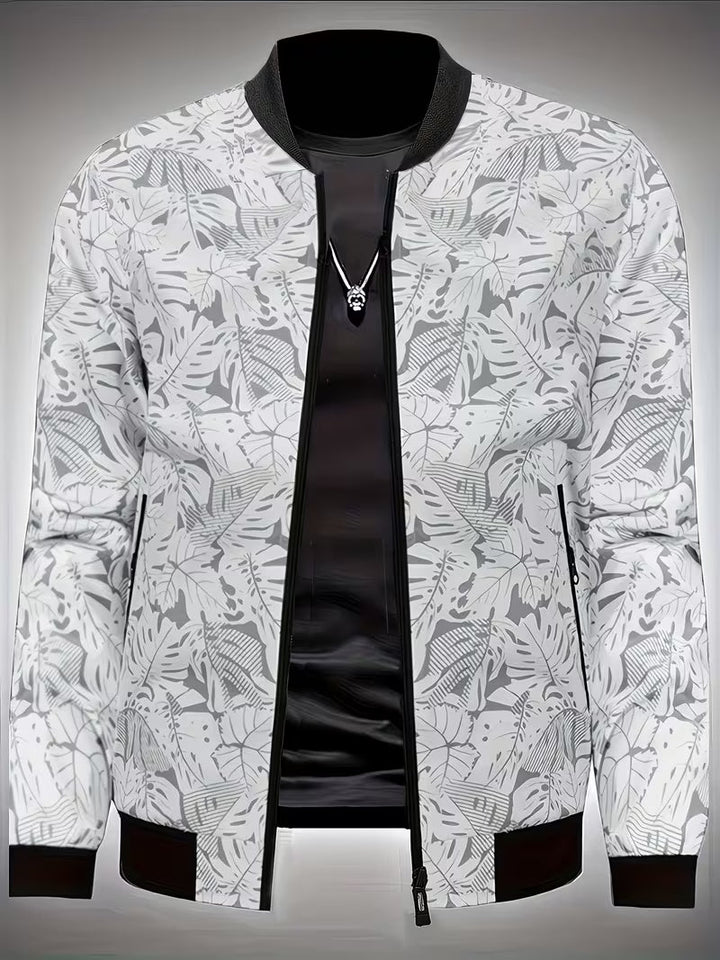 Dagan - Giacca Sportiva Casual a Maniche Lunghe Con Cerniera