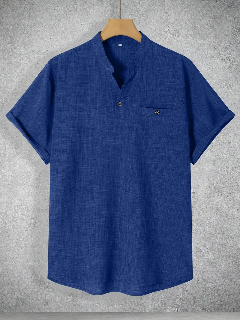 Kieth - Camicia a Maniche Corte Con Tasca Frontale