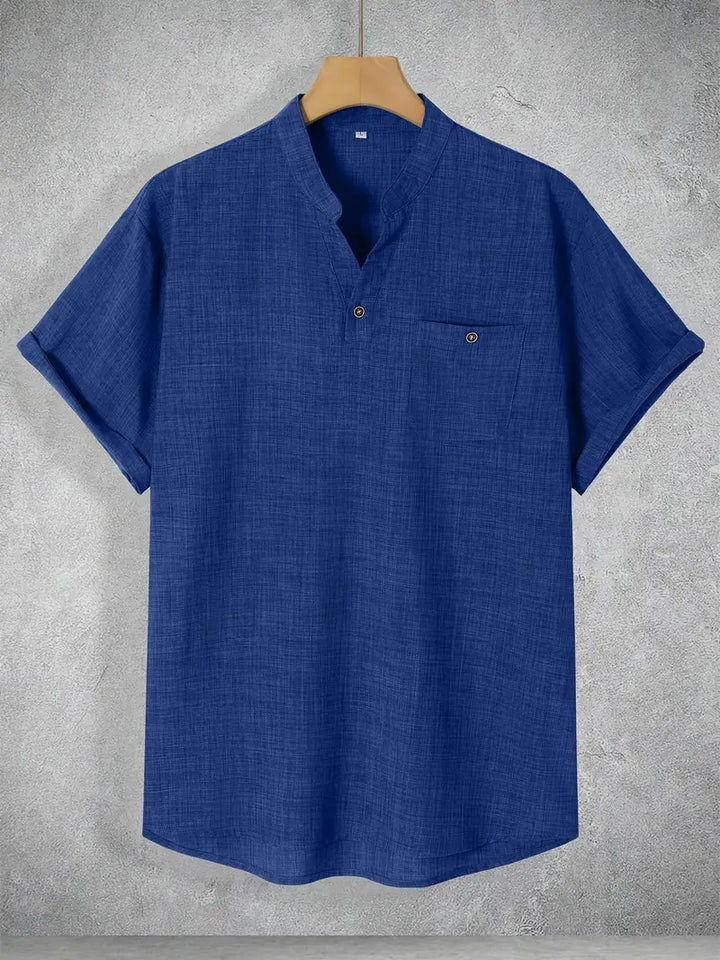 Kieth - Camicia a Maniche Corte Con Tasca Frontale