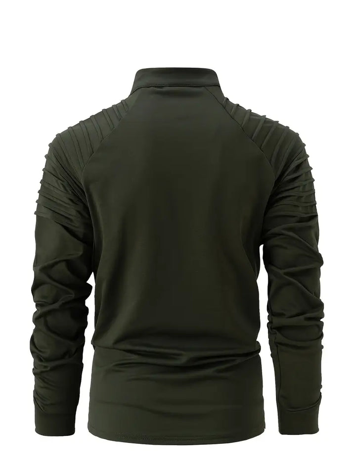 Linwood  - Polo a Maniche Lunghe Con Cerniera