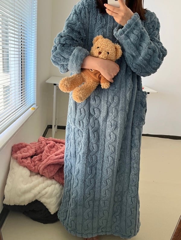 Vreni - Inverno Corallo Velluto Casa Vestiti