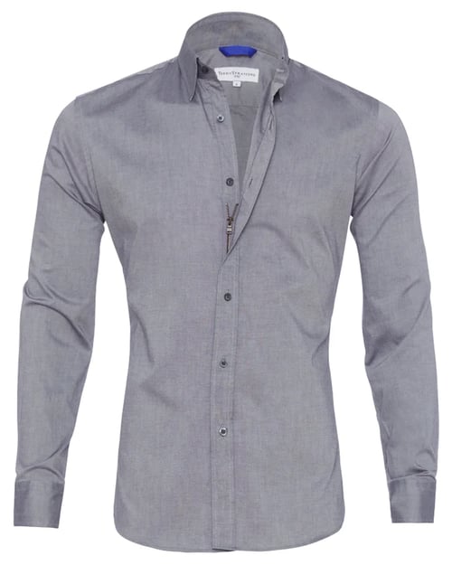 Ceferino - Camicia Disinvolto A Maniche Lunghe Con Bottoni