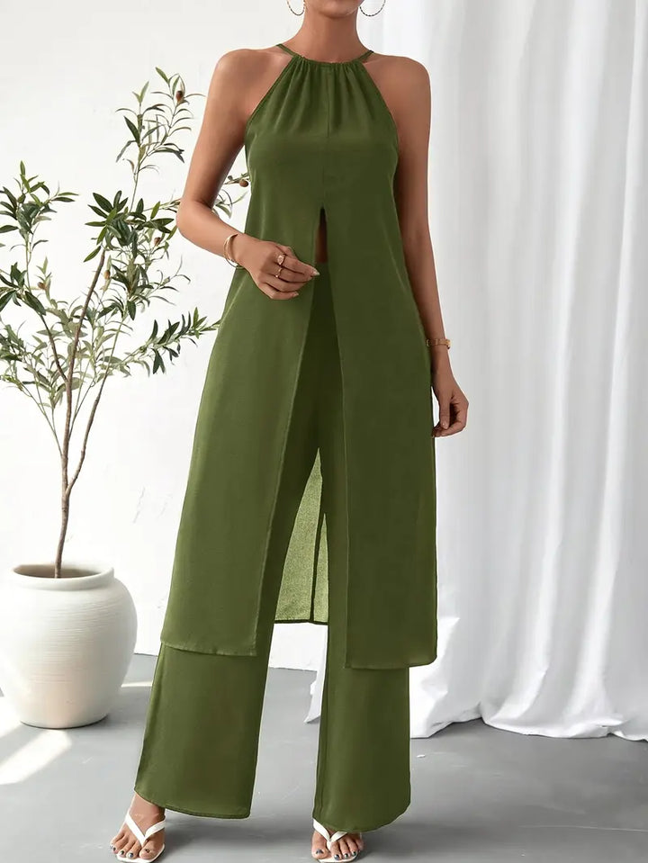 Eirini - Elegante Set Due Pezzi Senza Maniche