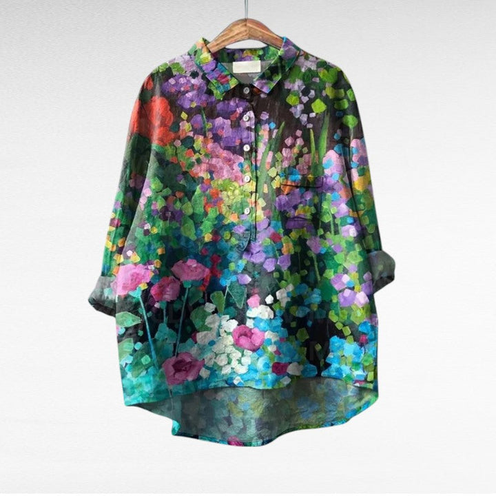 Shania - Camicetta Oversize a Maniche Lunghe