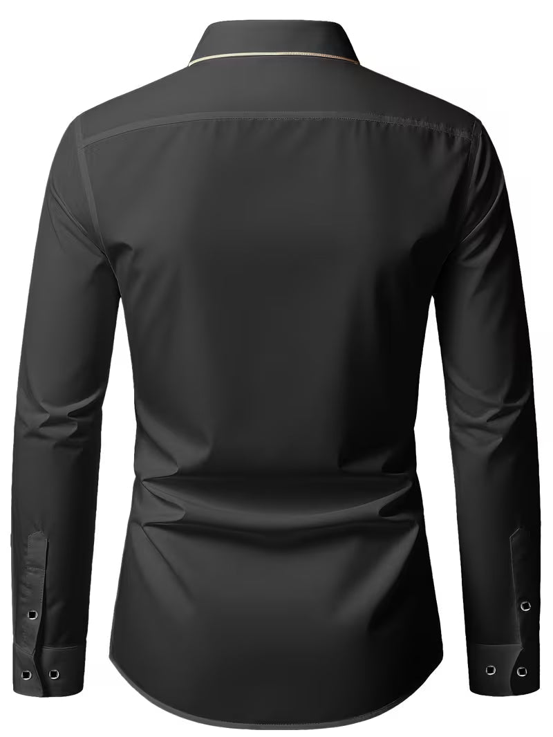 Daven - Camicia Business Vestibilità Slim Casuale