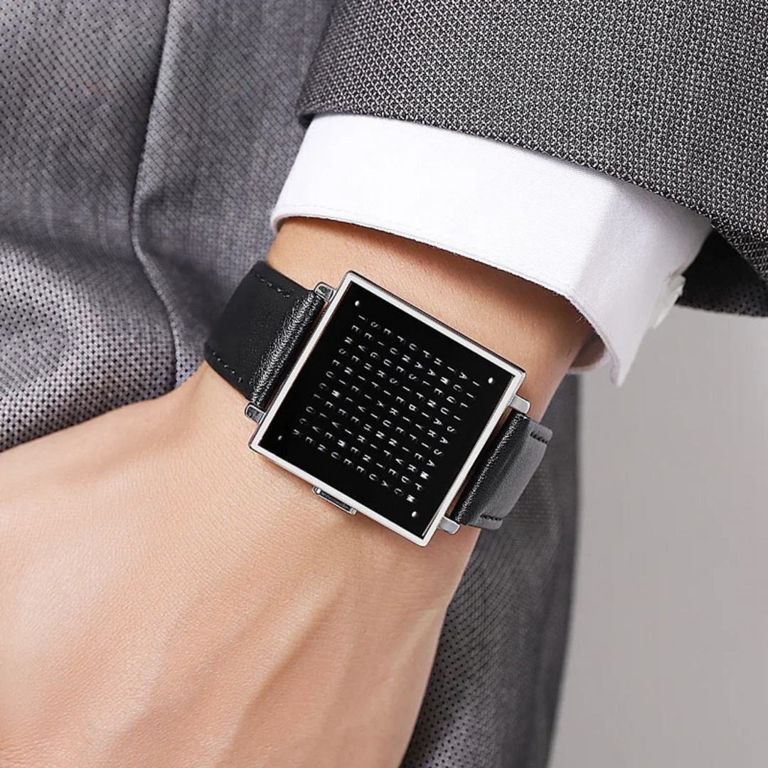WordTime - Orologio Con Display Digitale Matrix
