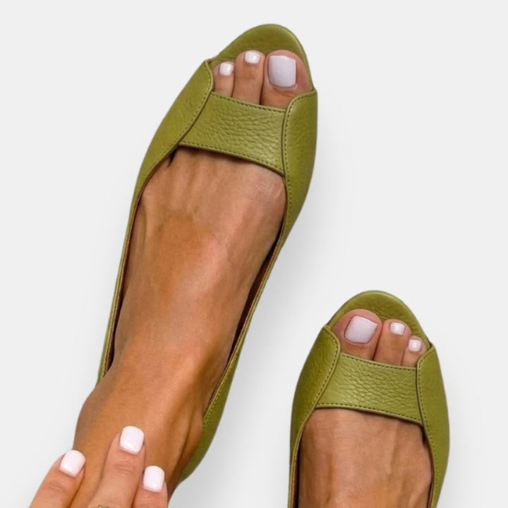 Fryda - Sandali Piatti Metallizzati