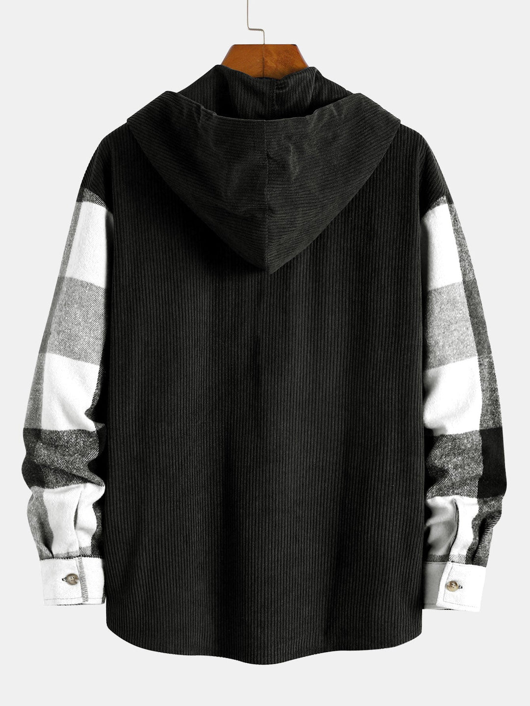 Balthazar - Set Felpa Con Cappuccio e Pantaloni In Velluto a Coste Patchwork