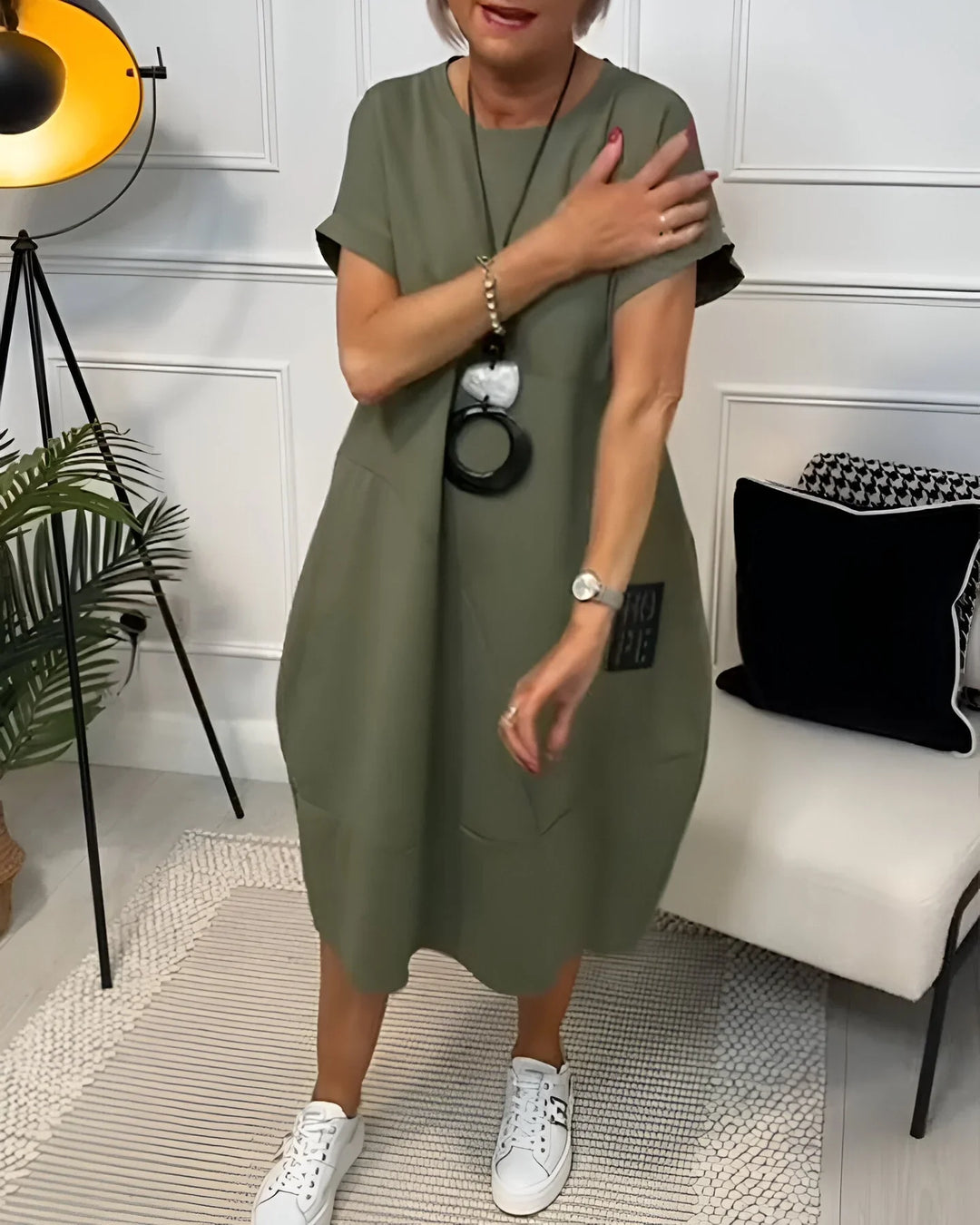 Jocelyn - Abito Casuale Con Tasche e Confort