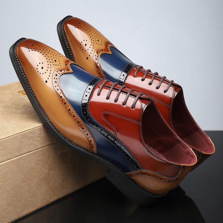 Shimon - Scarpe Oxford In Pelle