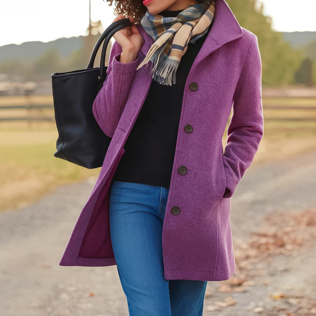 Danla - Cappotto a Maniche Lunghe Con Tasche
