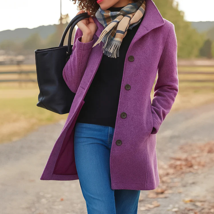 Danla - Cappotto a Maniche Lunghe Con Tasche