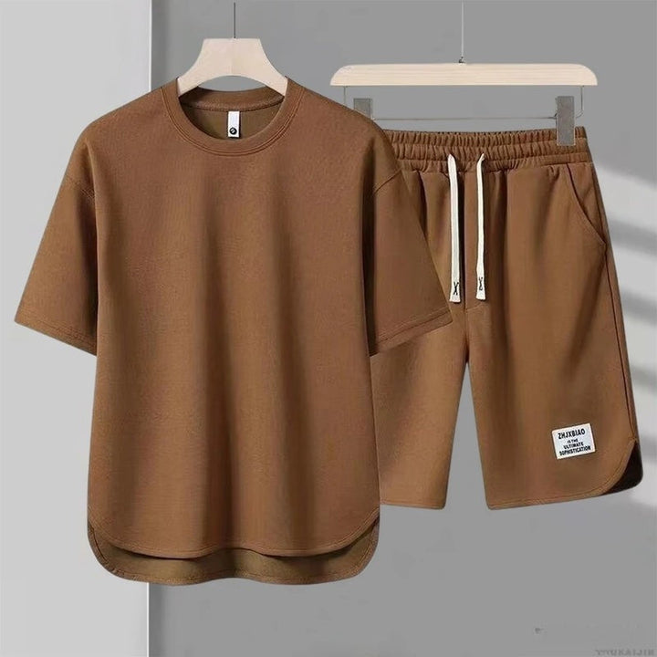 Garry - Settato Casuale A Maniche Corte In Due Pezzi