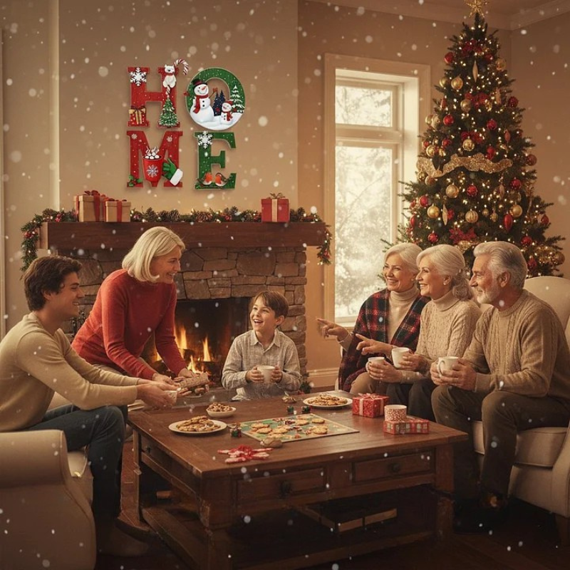 MerrySign - Insegna Natalizia Heritage per la Casa