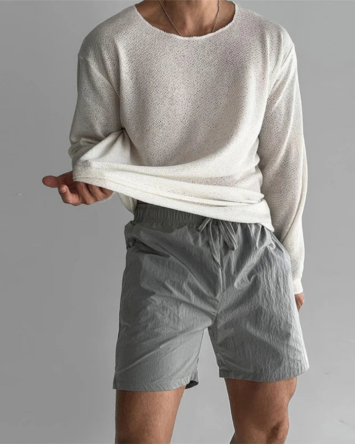 Alaric - T-Camicia Casual In Maglia