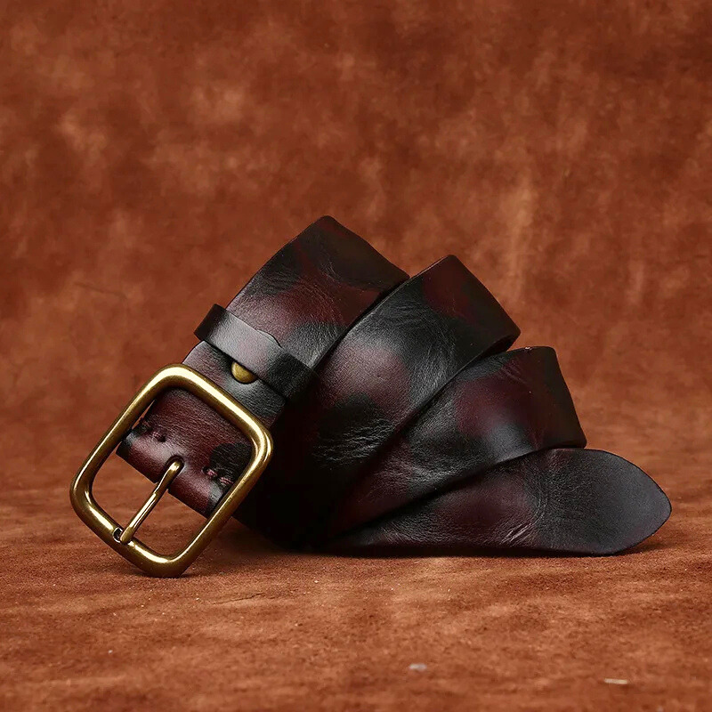 Lacy - Cintura in Vera Pelle Mimetica