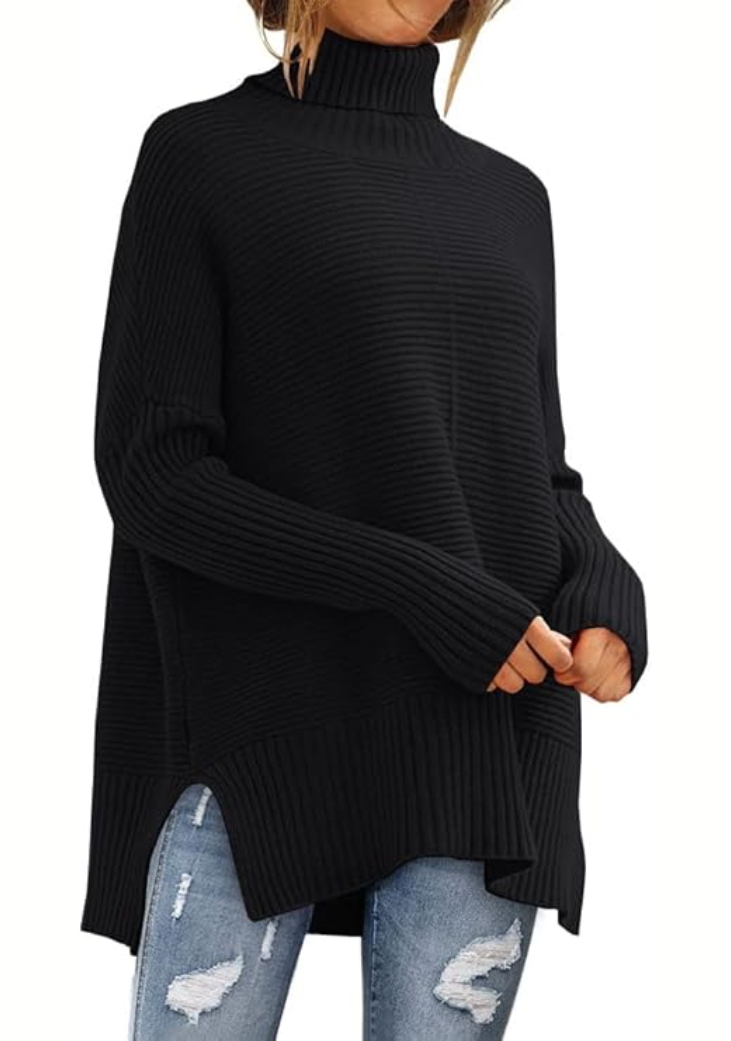 Ambra - Maglione A Collo Alto Lavorato A Maglia