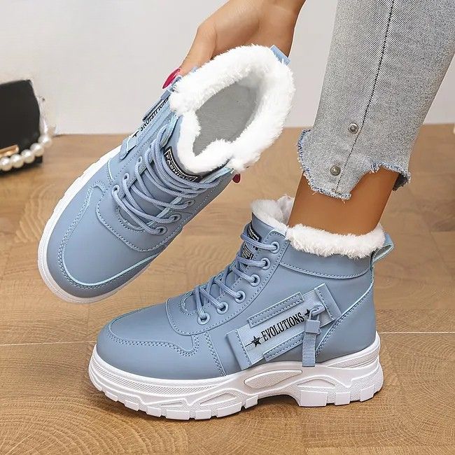 Nikiforos - Sneakers Invernali Calde Alla Caviglia Con Lacci