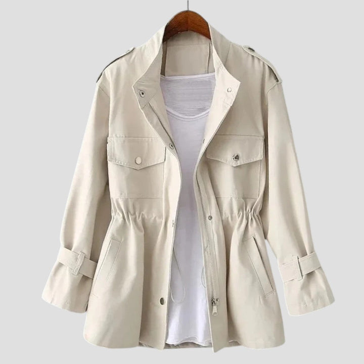 Anjelah - Giacca Casuale A Maniche Lunghe Con Tasche Multiple