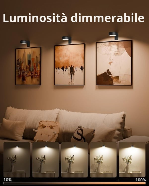 GlowFrame - Luce Magnetica Per Dipingere con 13 Modalità di Illuminazione ( Confezione da 3 )