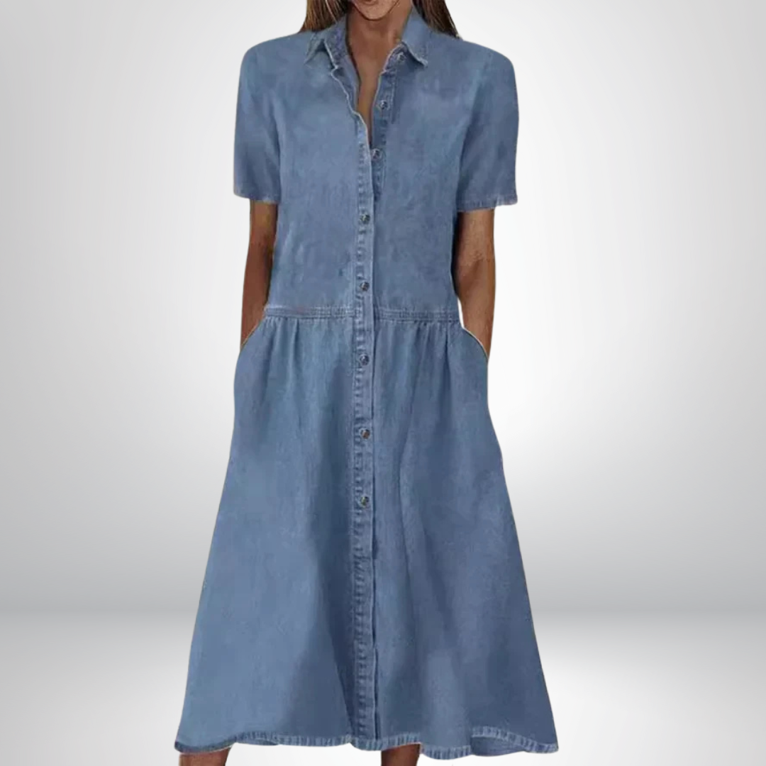 Aniela - Abito Elegante in Denim