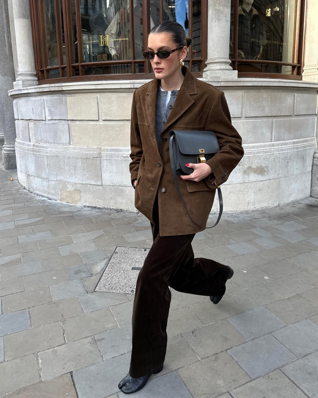Eline - Giacca Primaverile in Pelle Scamosciata