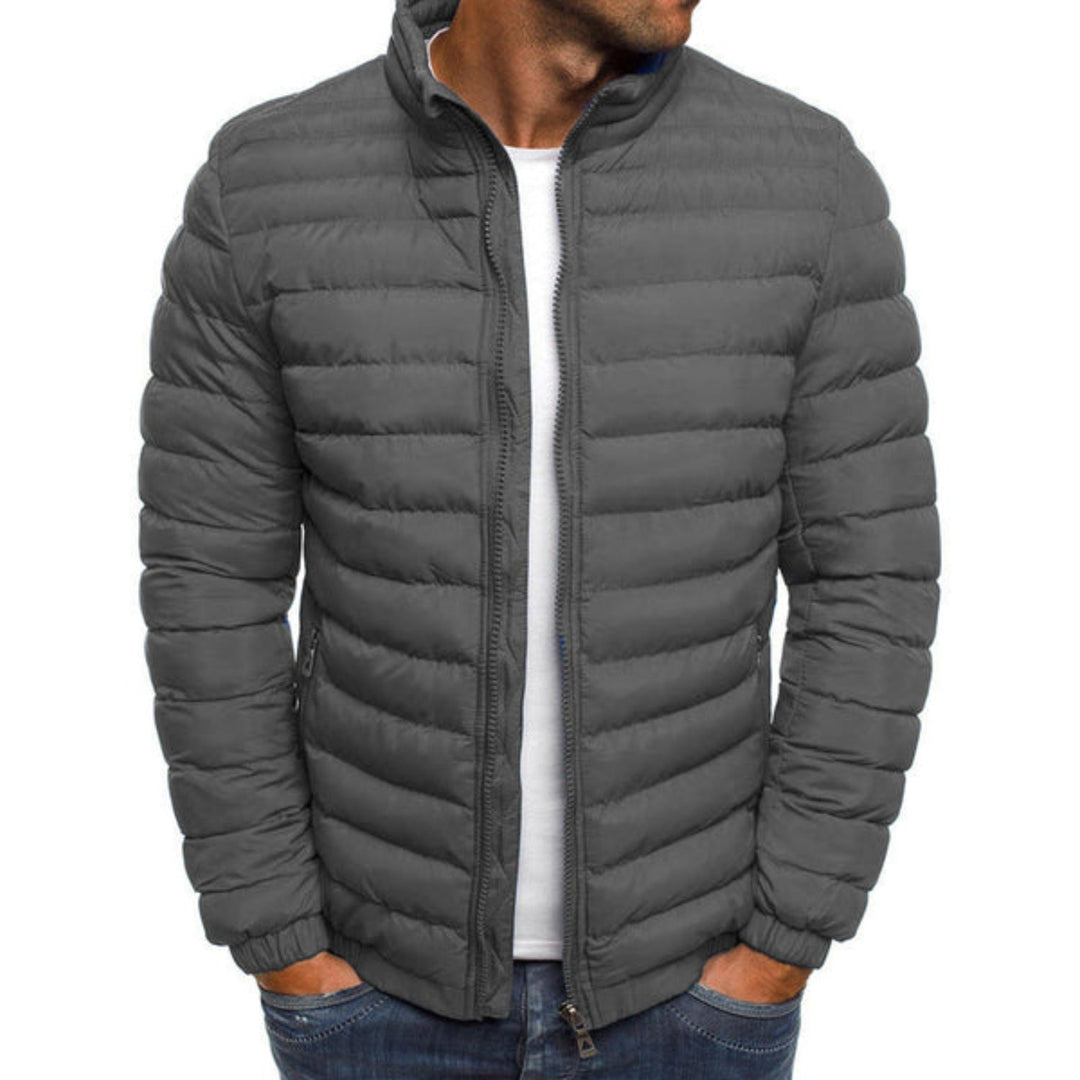 Kuldam - Elegante Giacca Imbottita Con Zip