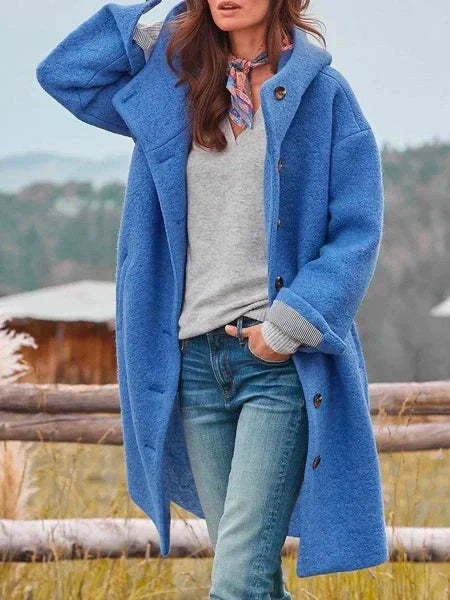 Battina - Cappotto a Maniche Lunghe Con Bottoni