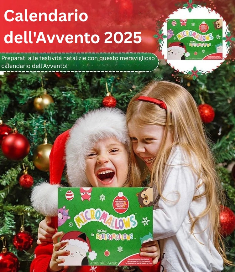 FestiveFuzzies - Calendario Dell'Avvento Natalizio Con Peluche