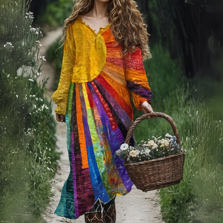 Madge - Vestito Sciolto Con Stampa Floreale