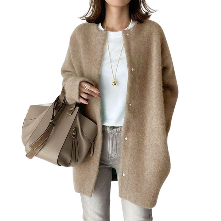 Genevia - Elegante Cardigan Lavorato a Maglia