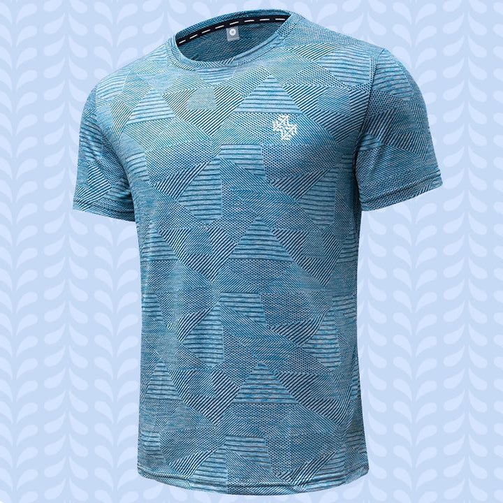 Artem - Maglietta Casual a Maniche Corte Con Scollo Rotondo