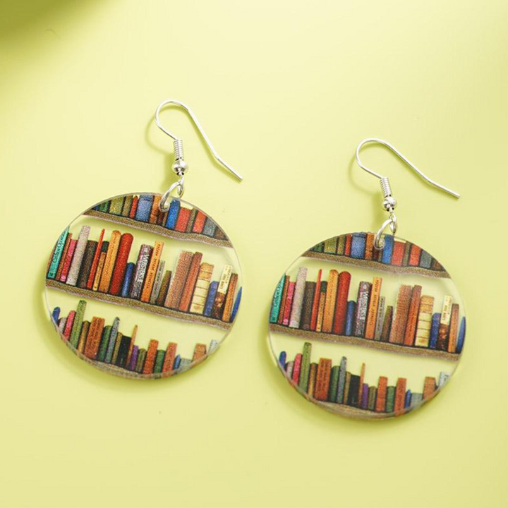 Kamia - Coppia di Orecchini per gli Amanti dei Libri