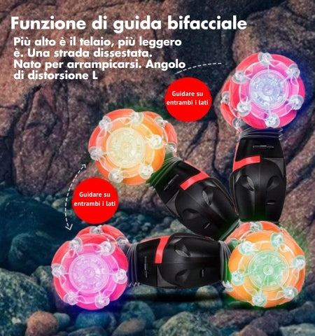 GyroRacer - Auto Telecomandata Acrobatica Controllata Con Sensore Di Movimento