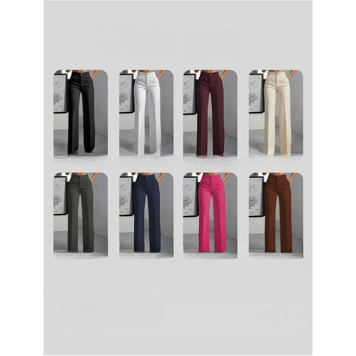 Linaya - Pantaloni Eleganti a Vita Alta
